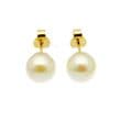 Pearl Earrings - AAA 6mm White Cultured Pearls on 9ct Gold Posts
