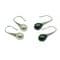 Pearl Earrings - Oval Pearls AAA - Sterling Silver Sturdy Hook Black or White
