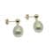 Pearl Earrings - Stud Drops - 6mm or 8mm AAA Oval Cultured Freshwater Pearls on 9ct Gold Stud & Post