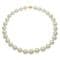 Pearl Necklace - Near Round Edison Pearls 13 mm - 18'' with Gold Clasp