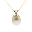 Pearl Pendant with 9mm Drop Pearl 9ct Gold