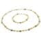 Pearl Set, Necklace & Bracelet - AA 7mm Oval - sterling silver lobster clasps. In White, Black, Pastel Mix and Silver Grey