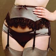 Kiss Me Deadly Platinum Sirena Vintage Suspender Belt