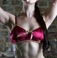 Long-Line Silk Bra "Isobel"