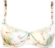 Ted Baker "Tiffany Butterfly" Silk Bra aqua