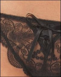 Valisere Taquine String (Black)