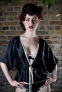 Vintage Silk Lingerie Kimono "Tia"