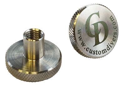KNURLED BACKPLATE FASTENER M8  (Available singly at £13 each, remember to order 2 off )