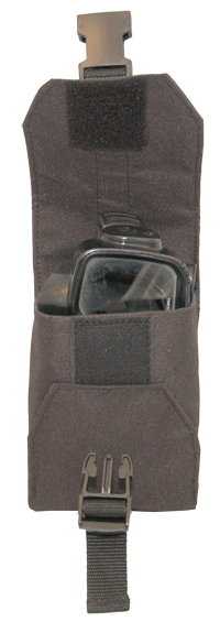 MASK & SNORKEL & POCKET PACKAGE (CDWMSP),  Black