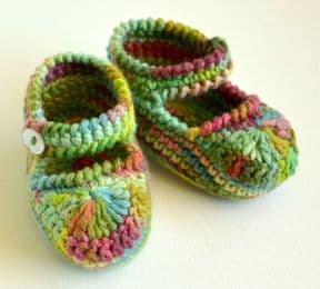 Multicoloured booties