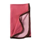 Blossom/Petal with chocolate edging blanket