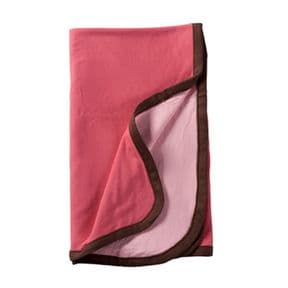 Blossom/Petal with chocolate edging blanket