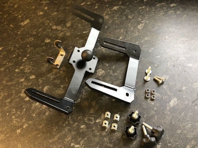 Africa Twin Extension Brackets and Device Mount