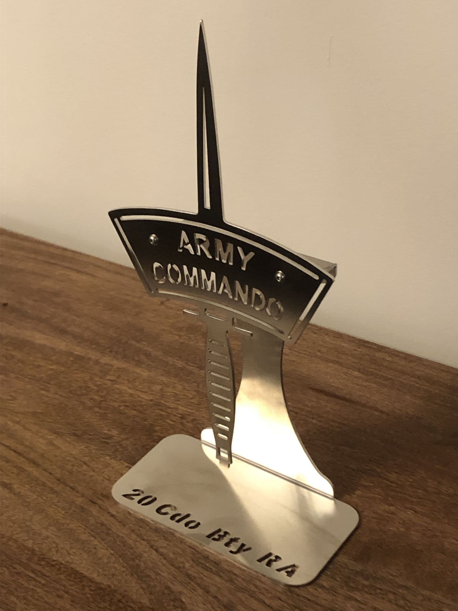 All Arms Commando Dagger personalised with unit