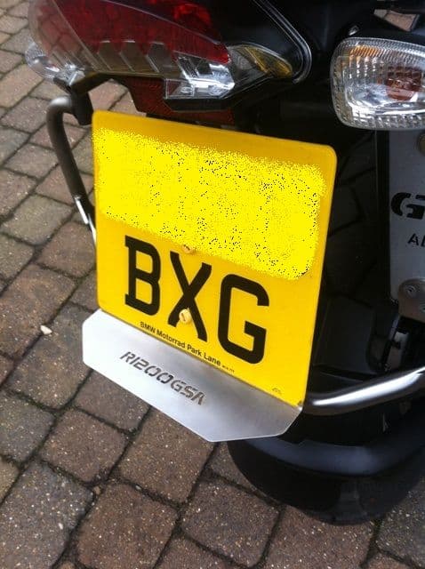 BMW R1200GS/A Rear Spray Deflector