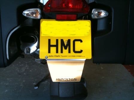 BMW R1200GS Extended Rear Spray Deflector