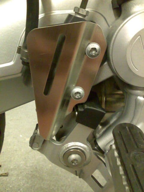 BMW R1200GS Heel Guard