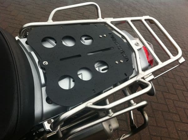 BMW R1200GSA Triple Black Clip On/Off Pillion Seat Plate