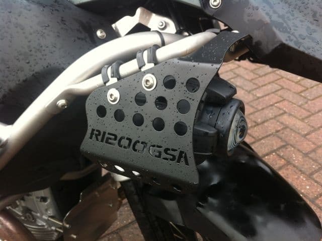 BMW R1200GSA Triple Black Fog/Spot Light Protectors