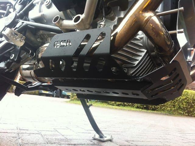 BMW R1200GSA Triple Black Sump Guard