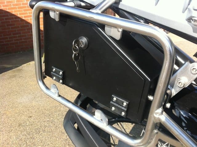 BMW R1200GSA Triple Black Tool Box