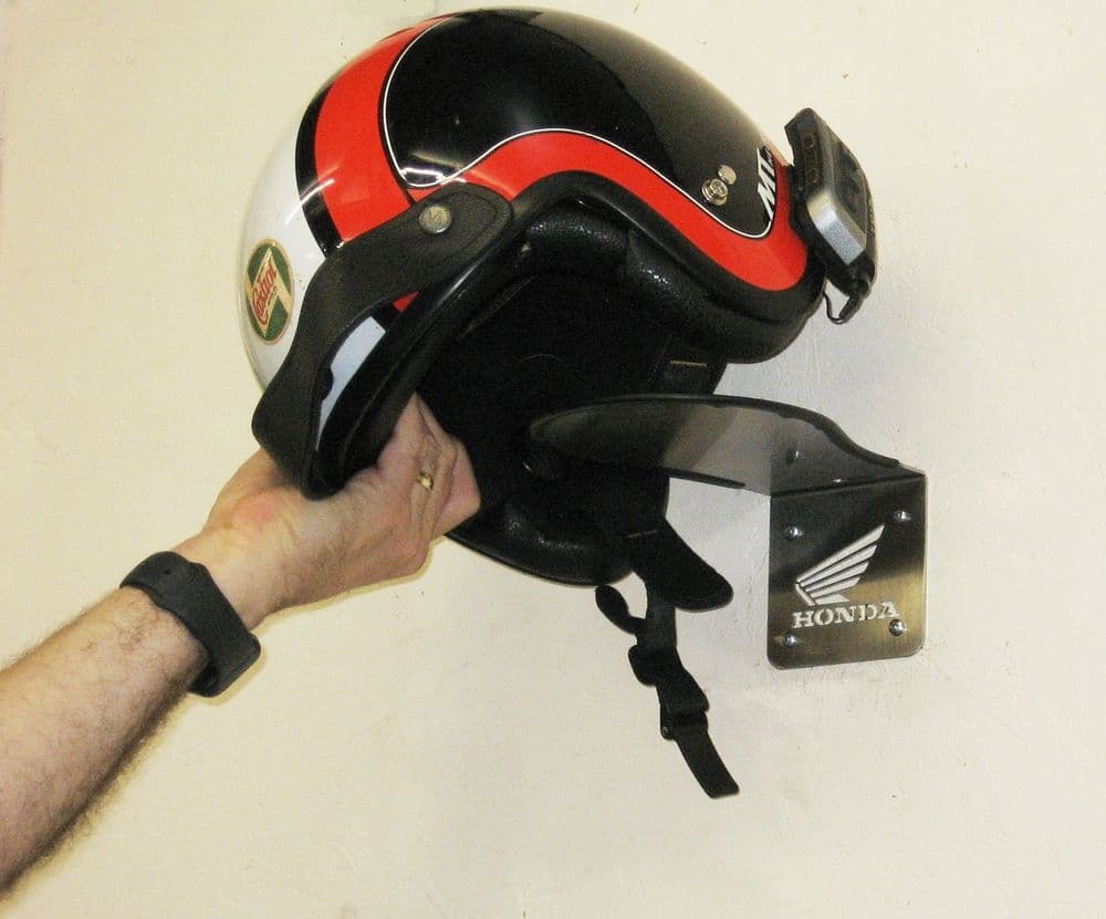 Brand Themed Helmet Hanger (with jacket hanging slot)