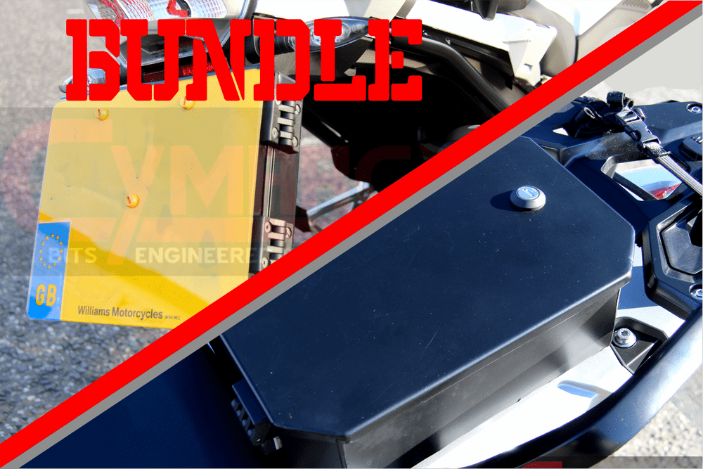 BUNDLE (10% OFF) - R-SERIES GS/A LC Clip On/Off Utility Box + Number Plate Box