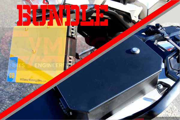BUNDLE (10% OFF) - R-SERIES GS/A LC Clip On/Off Utility Box + Number Plate Box