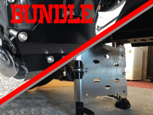 BUNDLE (10% OFF) - R1200GS(A) LC Stand Bash Plate + Touring Front Engine Protector