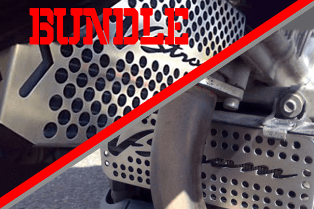 BUNDLE (10% OFF) - Suzuki V Strom 1000cc and DL 1000cc Radiator Cover + Oil Cooler Cover (PRE 2014)