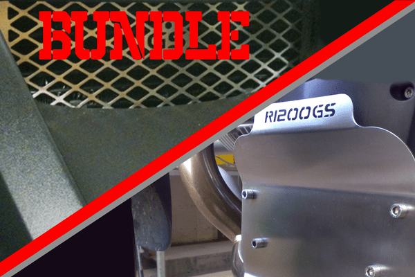 BUNDLE (15% OFF) -BMW R1200GS/A Front Engine Protector & Oil Cooler Cover