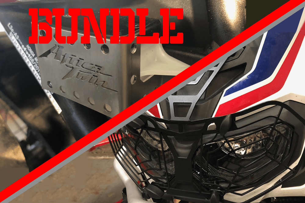 BUNDLE (15% OFF) - Honda CRF1000 Africa Twin Headlight Guard & Brake Reservoir Protector