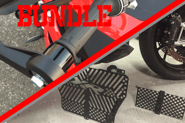 BUNDLE (15% OFF) - S1000XR GEN 1 Radiator & Oil Cooler Cover + Bar End Weights