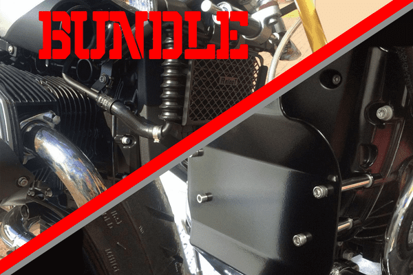 BUNDLE (20% OFF) - BMW R9T Oil Cooler Cover + Front Engine Protector