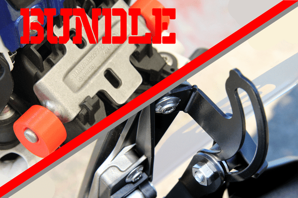 BUNDLE - R1250GS(A) Adj. Screen Strength Brackets + Seat Lowering Bushes