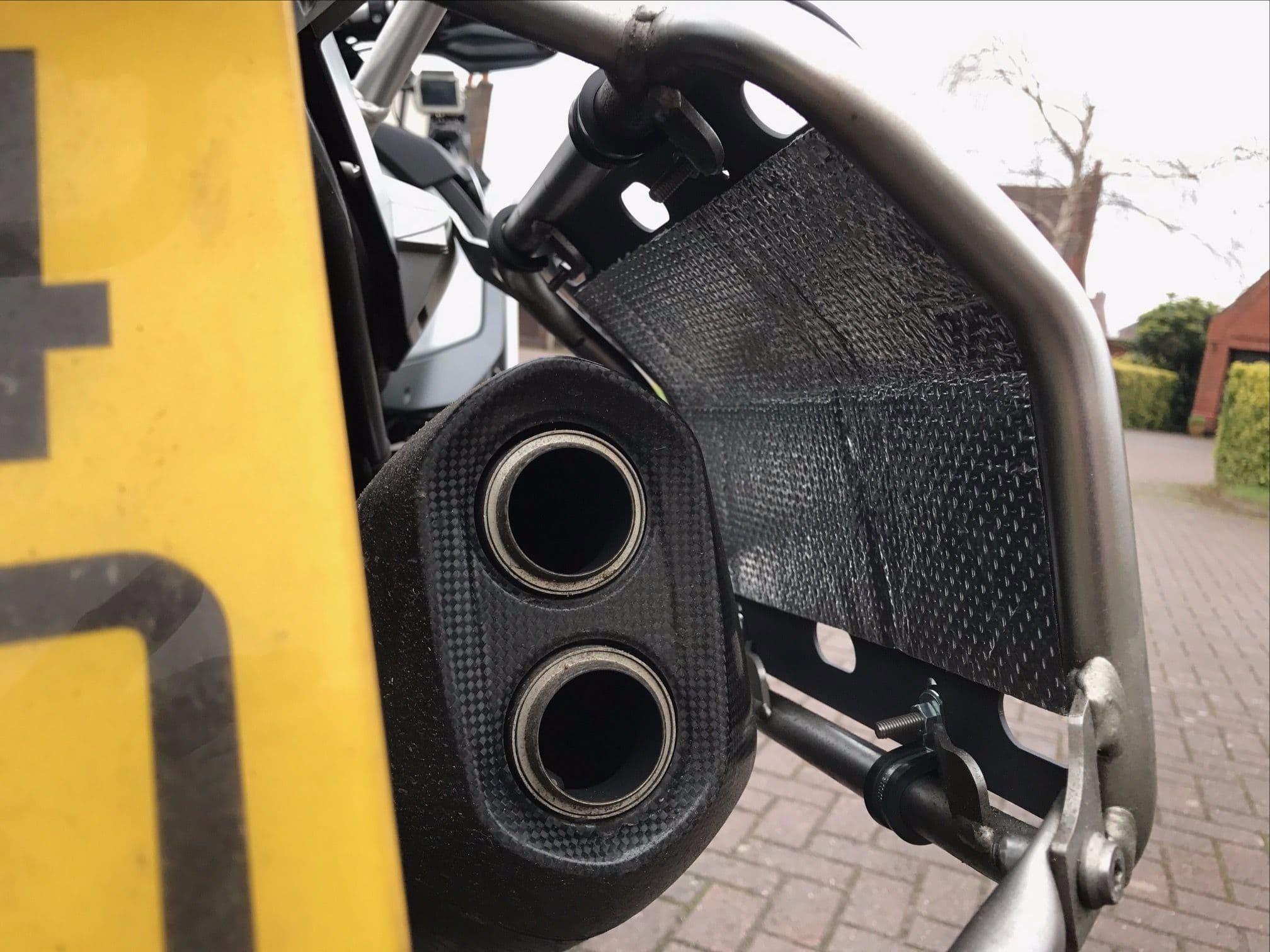 BUNDLE R1250GS A Rear Pillion Seat Plate Rack Soft Luggage Heat Shield