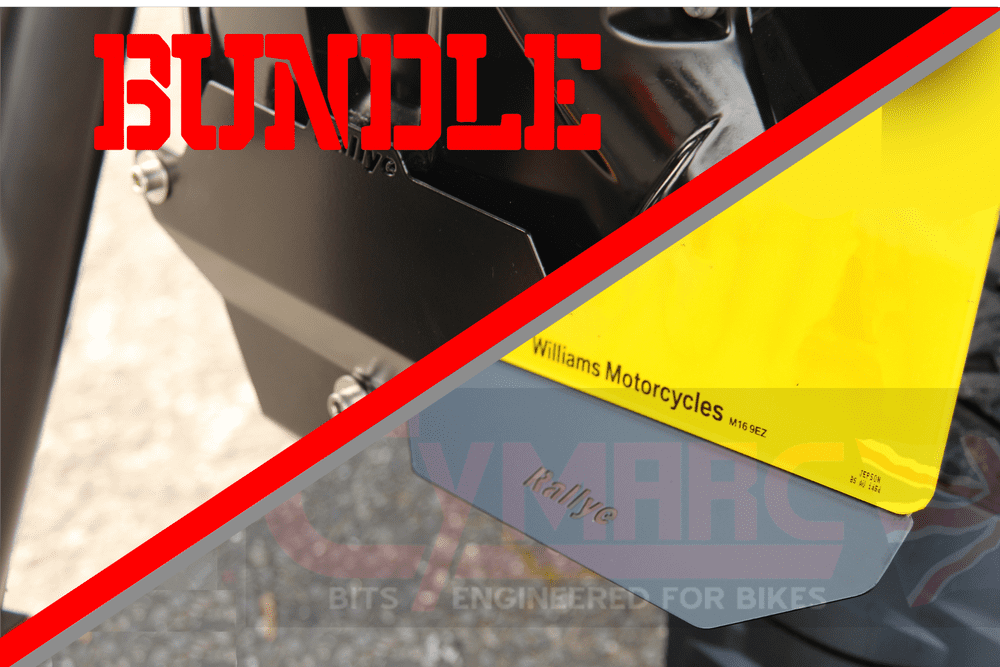BUNDLE - R1250GS Touring Front Engine Protector + Rear Spray Protector