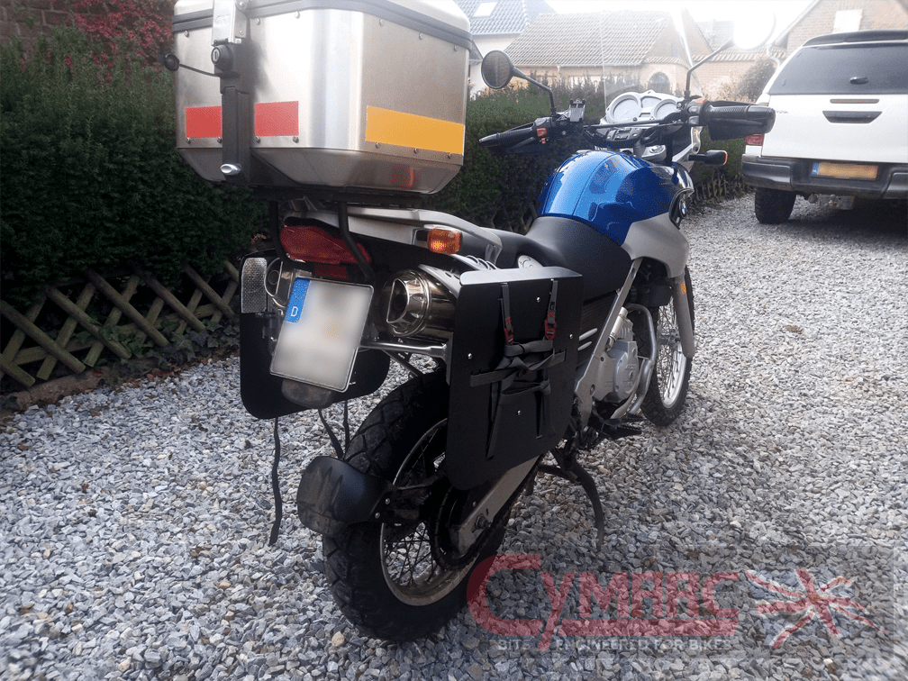 F650GS Soft Luggage Heat Shields