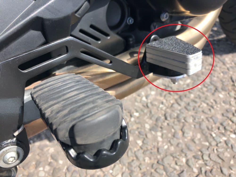 F700GS Brake Pedal Height Extender