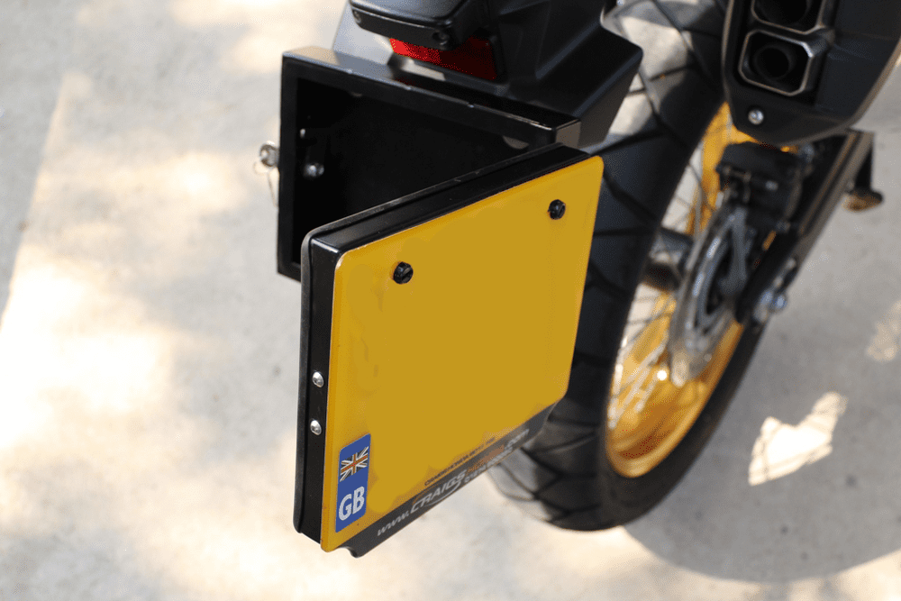 Honda Africa Twin Number Plate Carrier Box