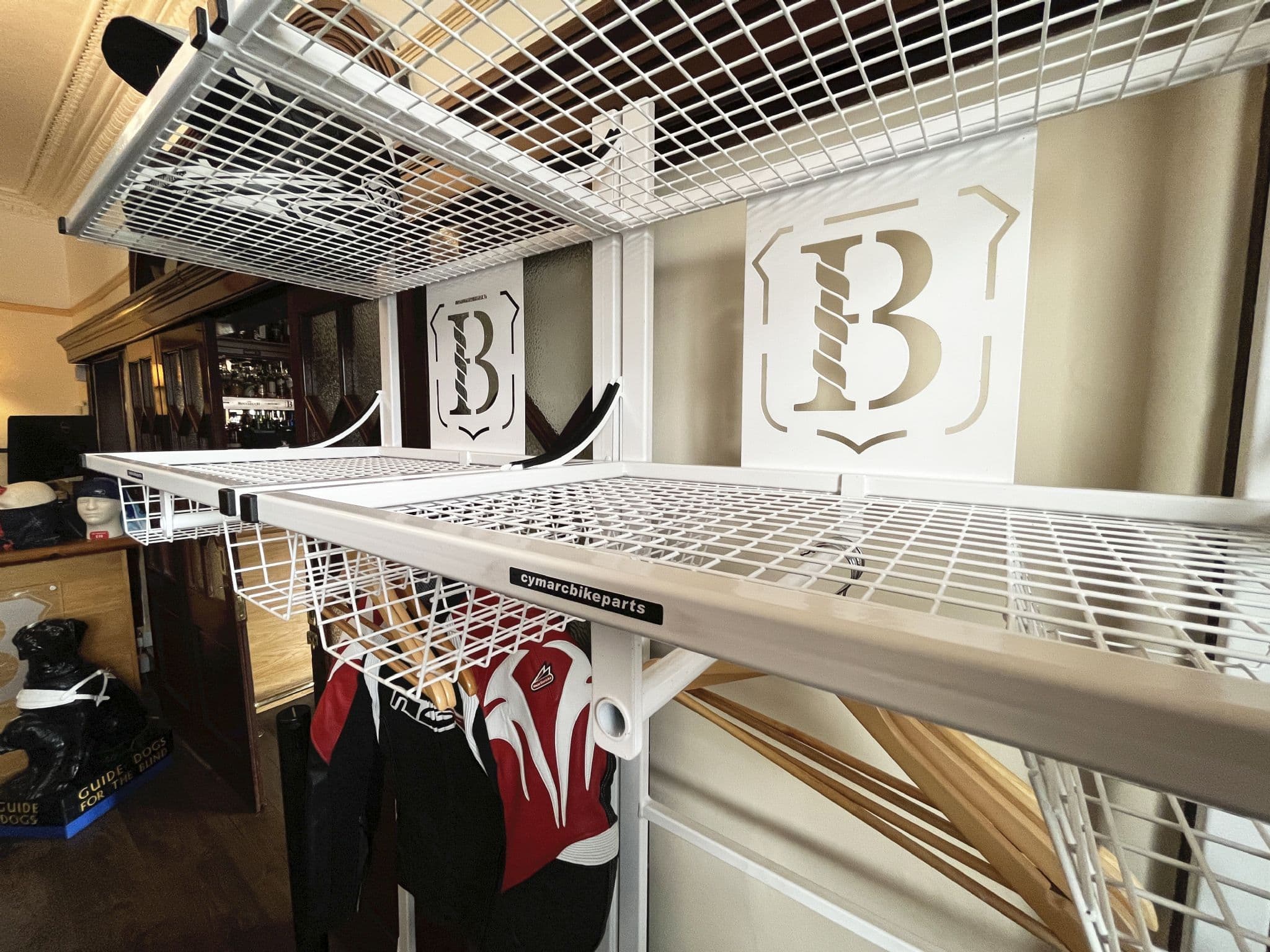 Personalised Motorcycle Gear Bike Tidy