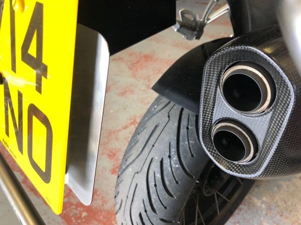R1200 & R1250 GS(A) Akrapovic Exhaust Heat Deflector | Cymarc Bike Parts