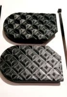 R1200//R1250 GS/A LC Foot Peg Inserts - Spotty Top Layer