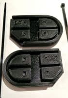 R1200//R1250 GS/A LC Foot Peg Inserts - Spotty Top Layer