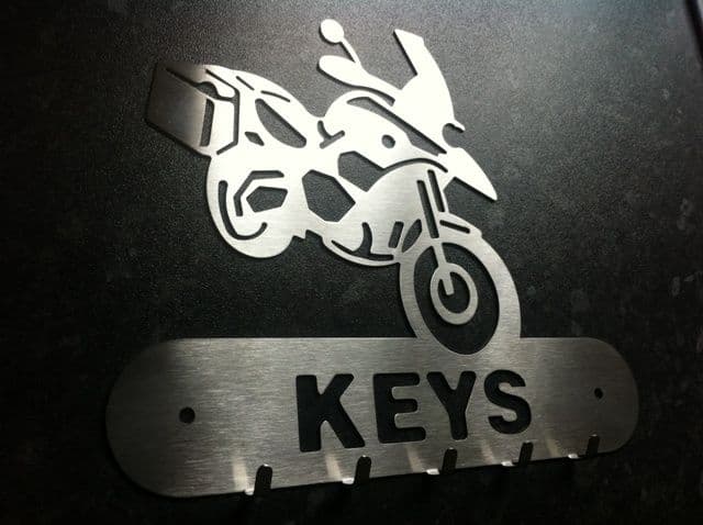 R1200GSA Hand Finished Stainless Steel Key Holder