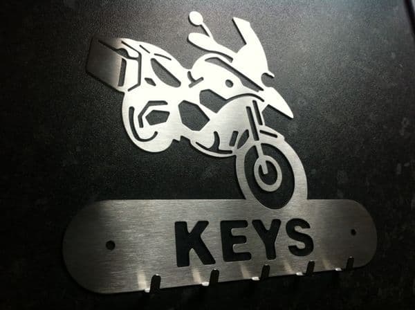 R1200GSA Stainless Steel Key Holder | Motorcycle Gift | Motorbike Gift for Him
