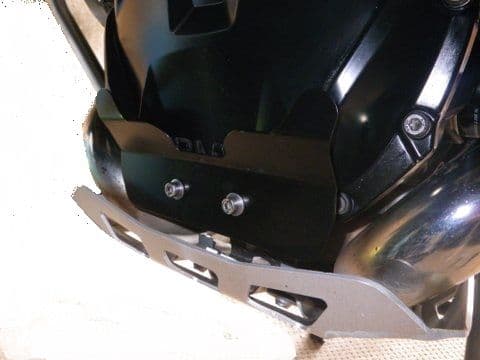 R1200GSA LC Front Engine Protector In Black to suit BMW OEM Sump Guard