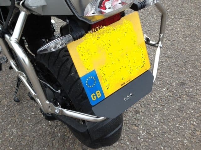 R1200GSA LC Rear Spray Deflector