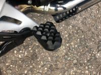 R1250GS Brake Pedal Extender - Spotty top layer -