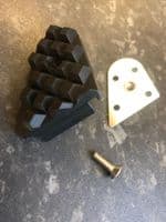 R1250GS Brake Pedal Extender - Spotty top layer - (2)